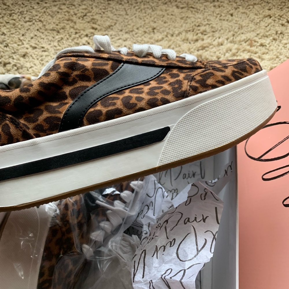 CHEETAH PRINT PLATFORM SNEAKERS
